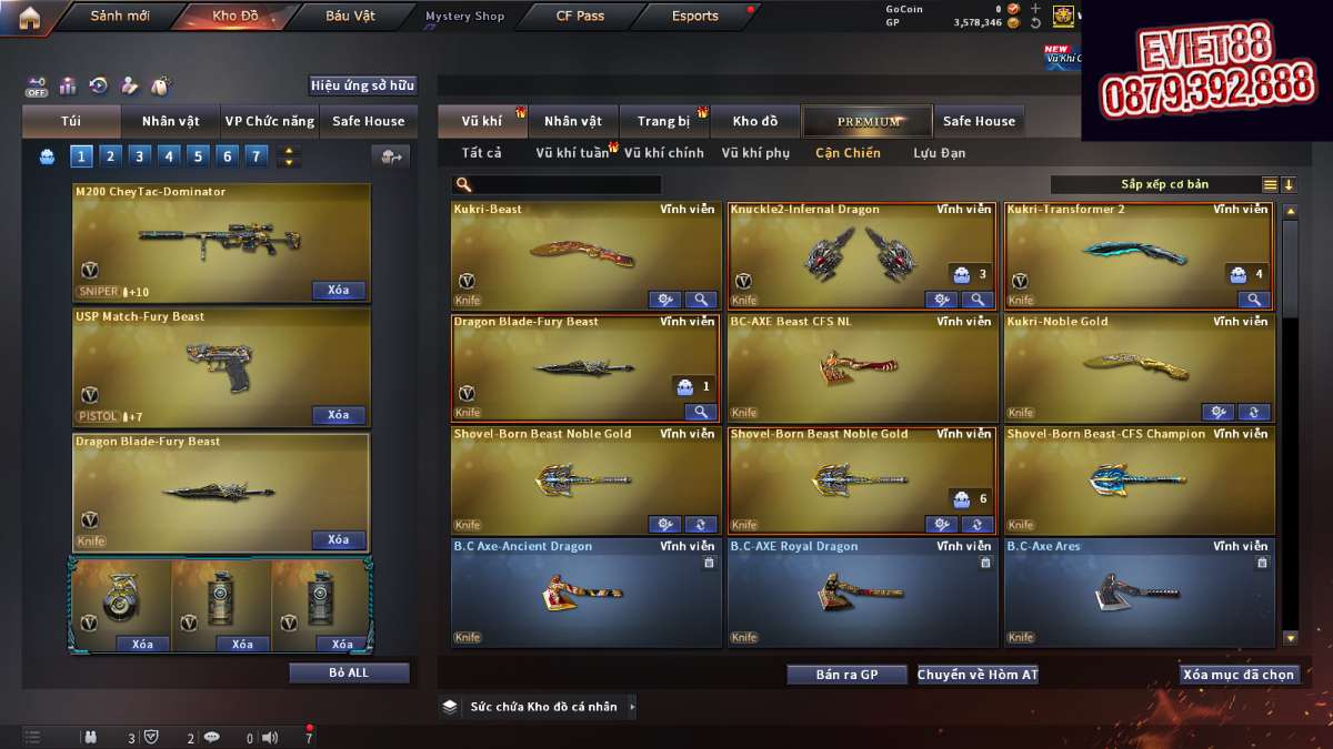 shop acc cf uy tin gia re
